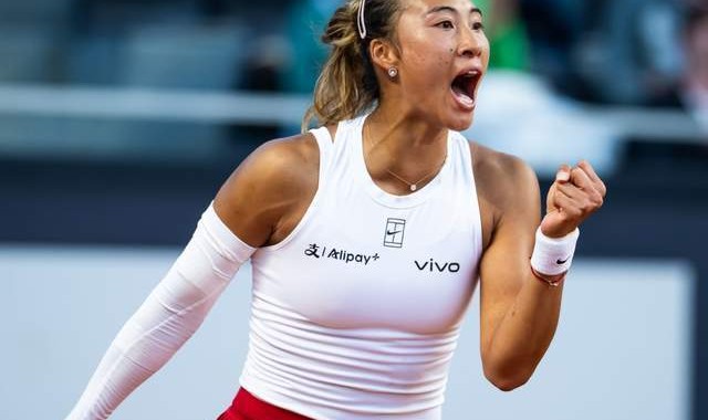 WTA罗马赛战报，郑钦文2-0安德莱斯库，中国金花喜提百万奖金