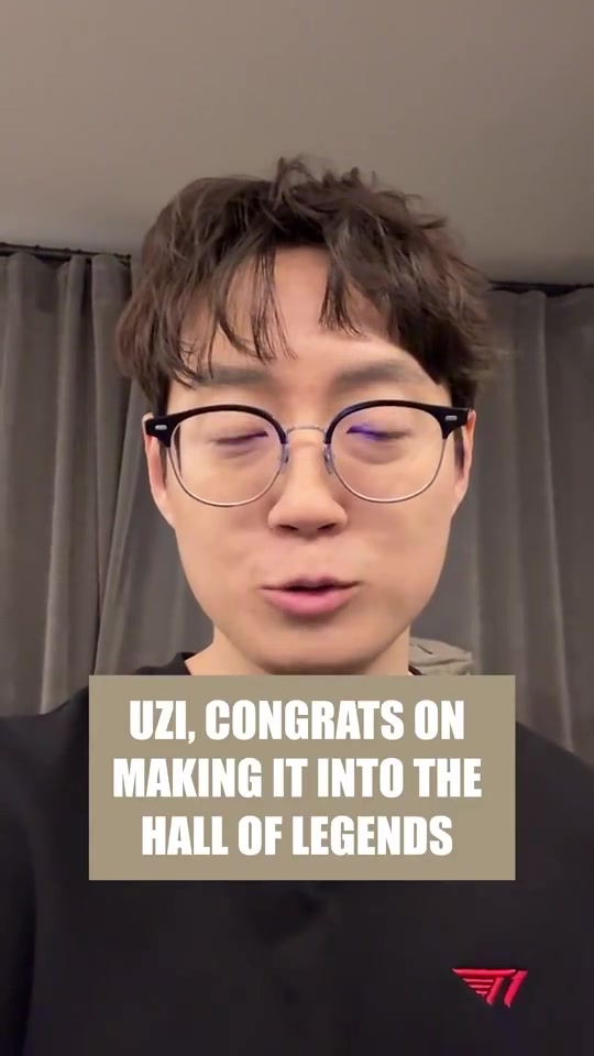 Mata祝贺Uzi入选名人堂：怀念我们16年在RNG并肩作战的美好时光